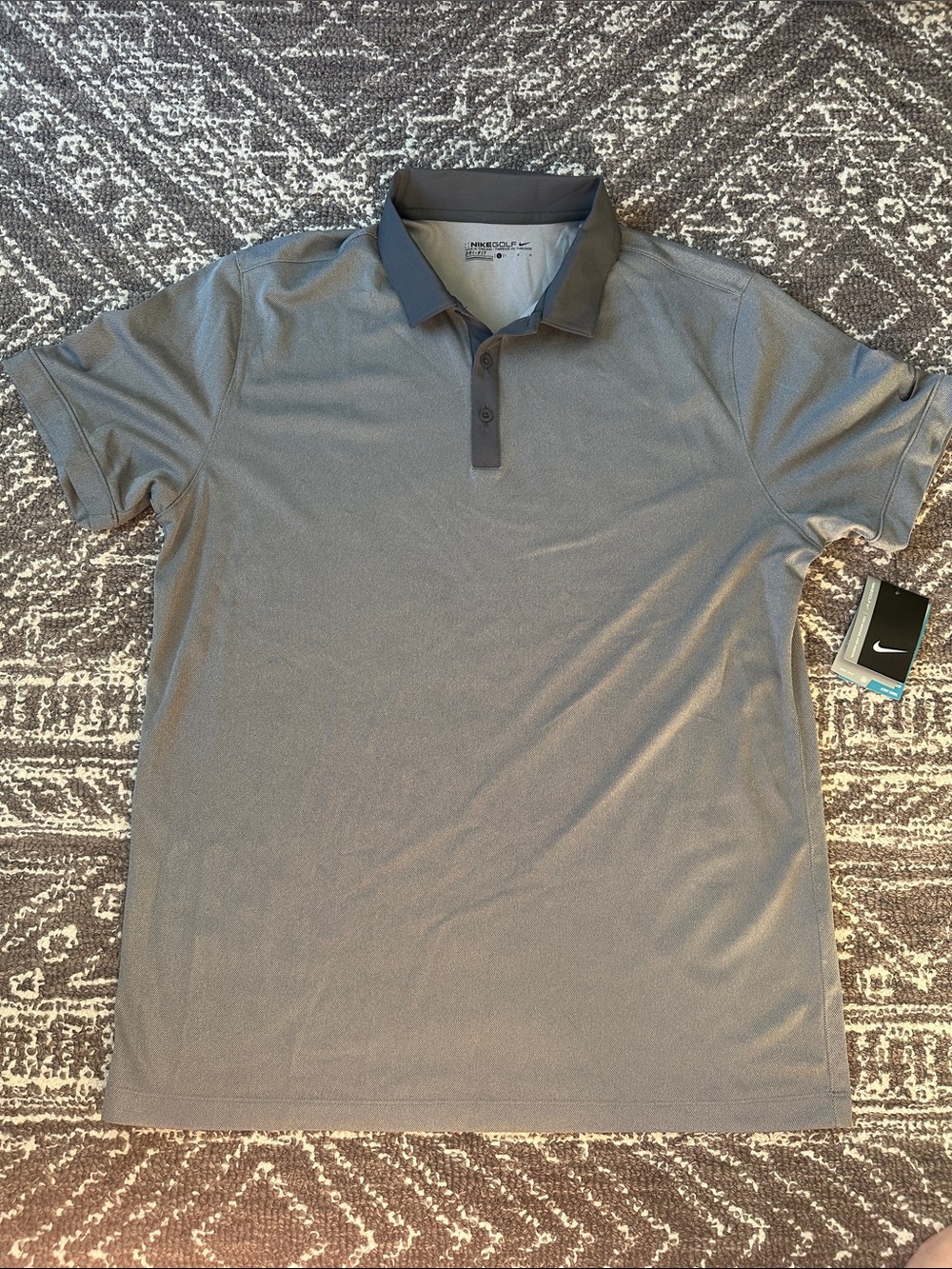 NWT. Nike Men’s Dri-Fit Golf Shirt, Size L